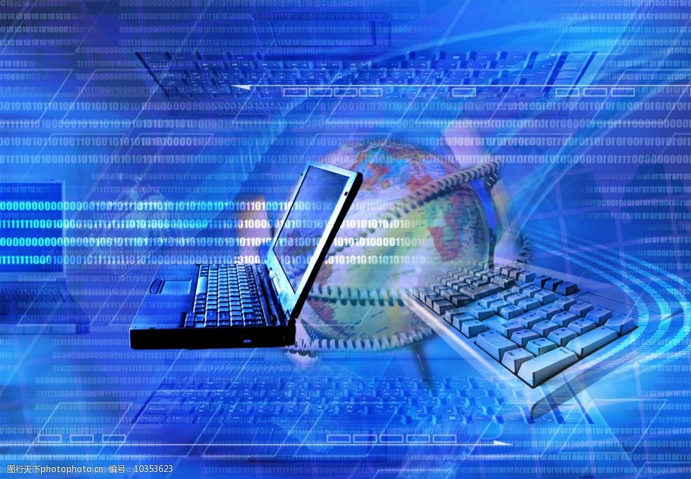 數(shù)字時代的信息技術 電腦科技背景圖片的魅力與意義